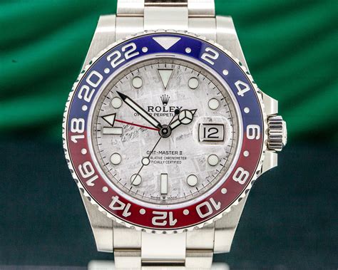 rolex gmt-master ii automatic silver red|Rolex gmt pepsi white gold.